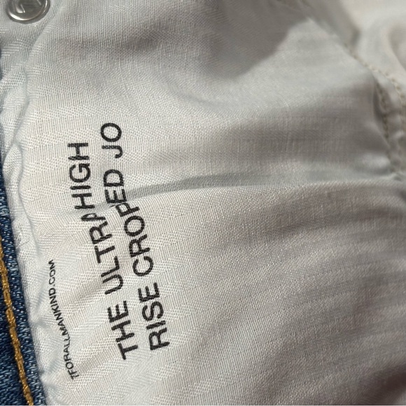 NWT 7 For All Mankind The Ultra High Rise Cropped Jo Jeans Size 29 - Picture 9 of 10